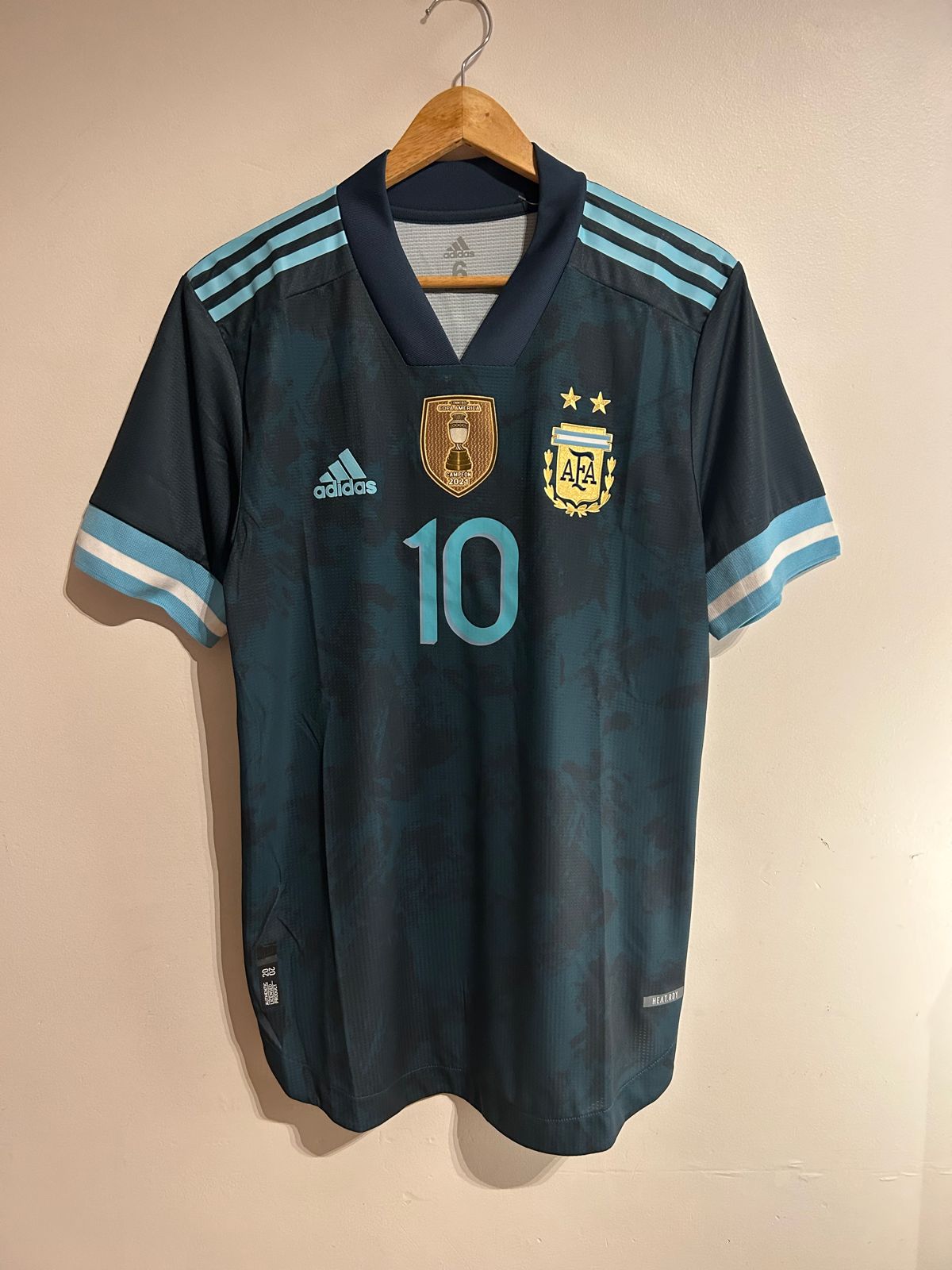 20-21 Argentina Away AUTHENTIC Heat.Rdy Jersey (Numbered Size)