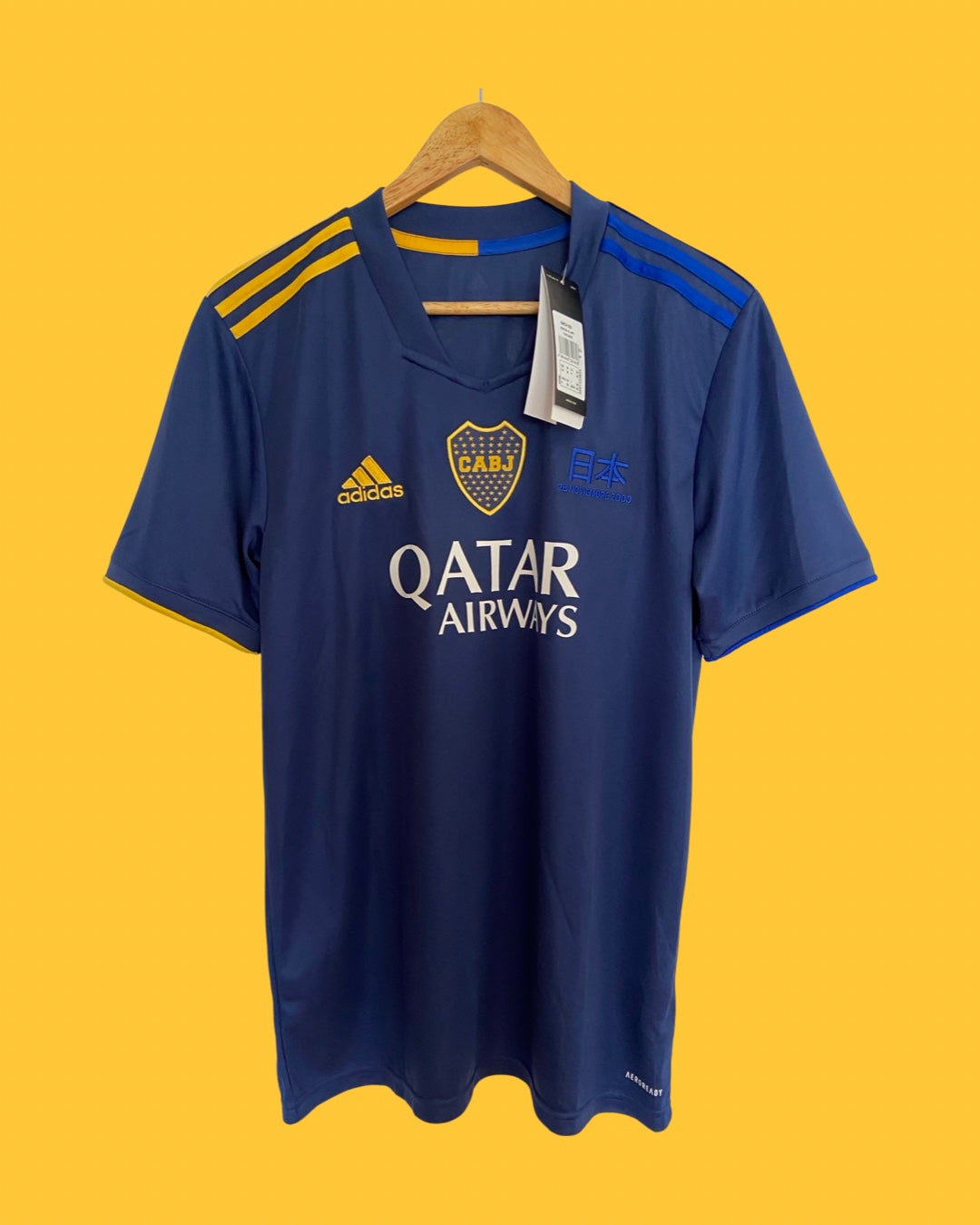 2020 Boca Juniors Carlitos Tevez 4th Jersey Japan 2000 Anniversary - Adidas Official