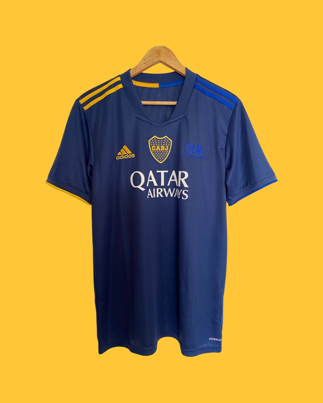 2020 Boca Juniors Carlitos Tevez 4th Jersey Japan 2000 Anniversary - Adidas Official